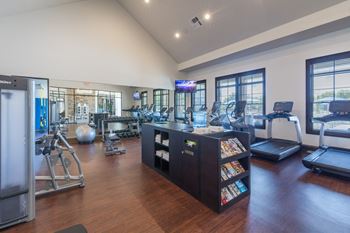 fitness center at the charles